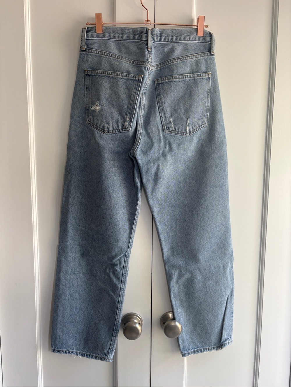 AGolde 90’s Crop Mid Rise Straight Jean - Picture 10 of 14
